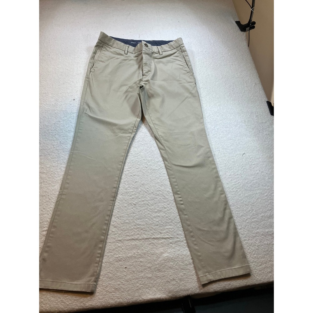 Old Navy Ultimate Slim Built In Flex Tan Chinos Mens 33x32 Khaki Pants